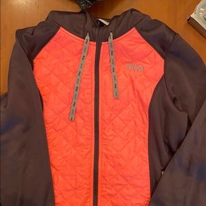 Fila sport fleece jacket Sz L